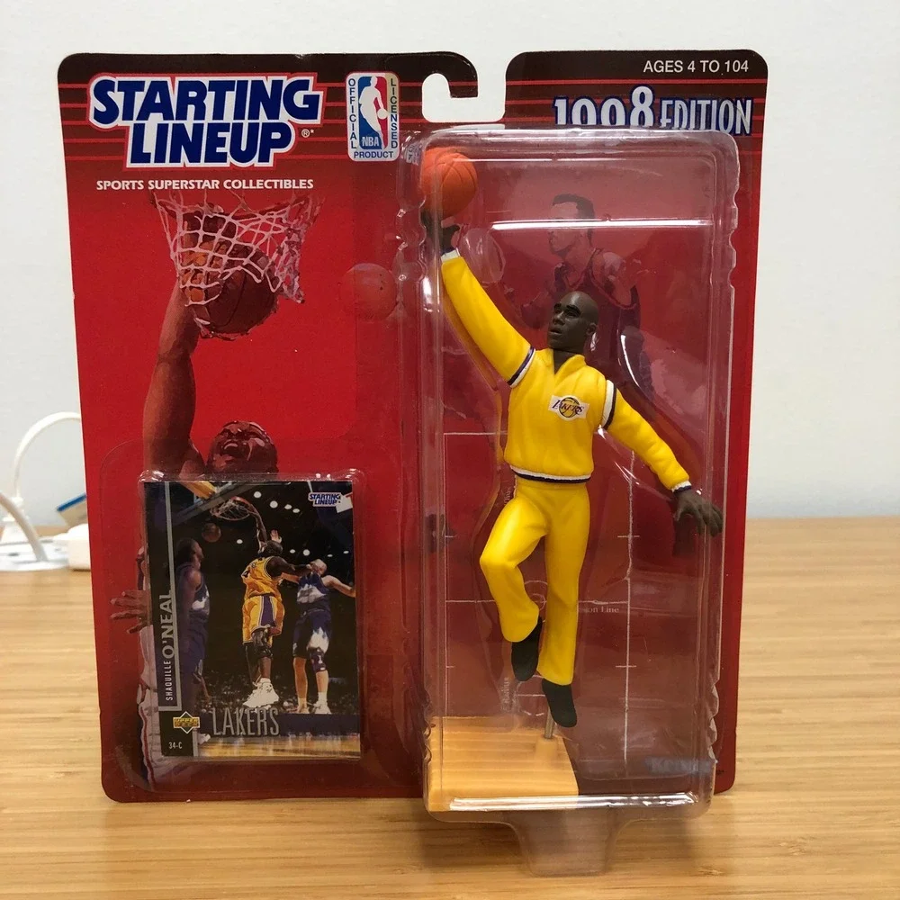 Kenner Starting Lineup Action Figure Fans Yellow Shaquille O'Neal Lakers